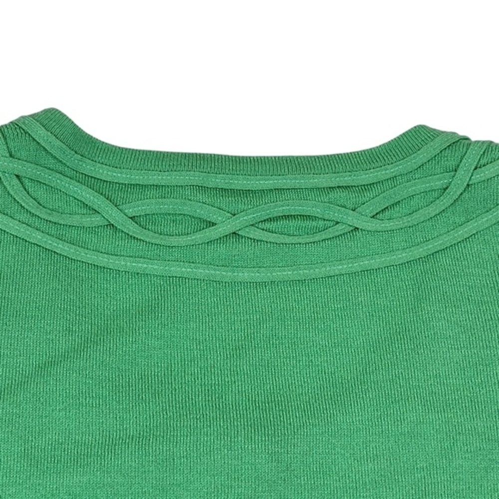 NWOT Talbots Silk Blend Cardigan Short Sleeve Sweater Green Small - Picture 5 of 10
